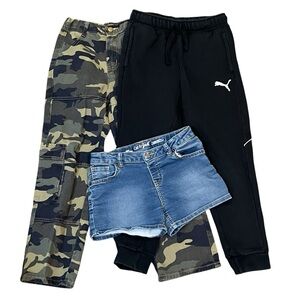 Puma Black Joggers for Kids